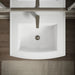 KOHLER K-2359-1 Archer 24" Rectangular Pedestal Bathroom Sink, White - View of products in room from above