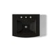 KOHLER K-2359-8 Archer 24" Rectangular Pedestal Bathroom Sink, Black Black - top view of product