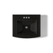 KOHLER K-2359-4 Archer 24" rectangular pedestal bathroom sink, black black - view 3