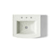 KOHLER K-2359-8 Archer 24" rectangular pedestal bathroom sink, dune - view 3