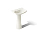 KOHLER K-2362-8 Cimarron 22-3/4" rectangular pedestal bathroom sink, biscuit