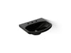 KOHLER K-2363-8 Cimarron 22-3/4" rectangular pedestal bathroom sink, black black