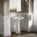 KOHLER K-2363-8 Cimarron 22-3/4" rectangular pedestal bathroom sink, white - view 4