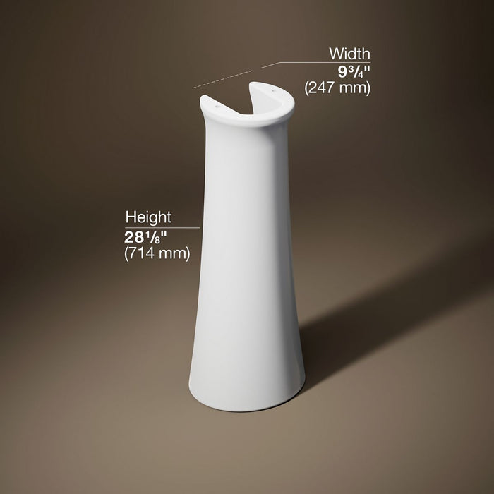 KOHLER K-2364 Cimarron Pedestal, white - view 5