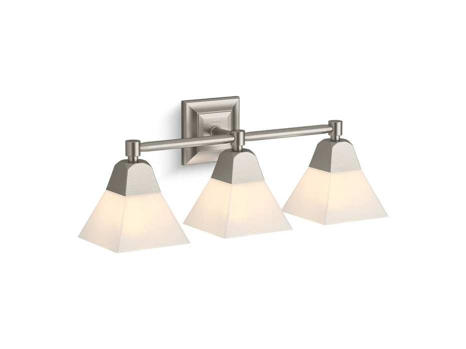 KOHLER K-23688-BA03 Memoirs Three-light sconce, brushed nickel - view 2