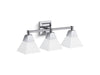 KOHLER K-23688-BA03 Memoirs Three-light sconce, polished chrome