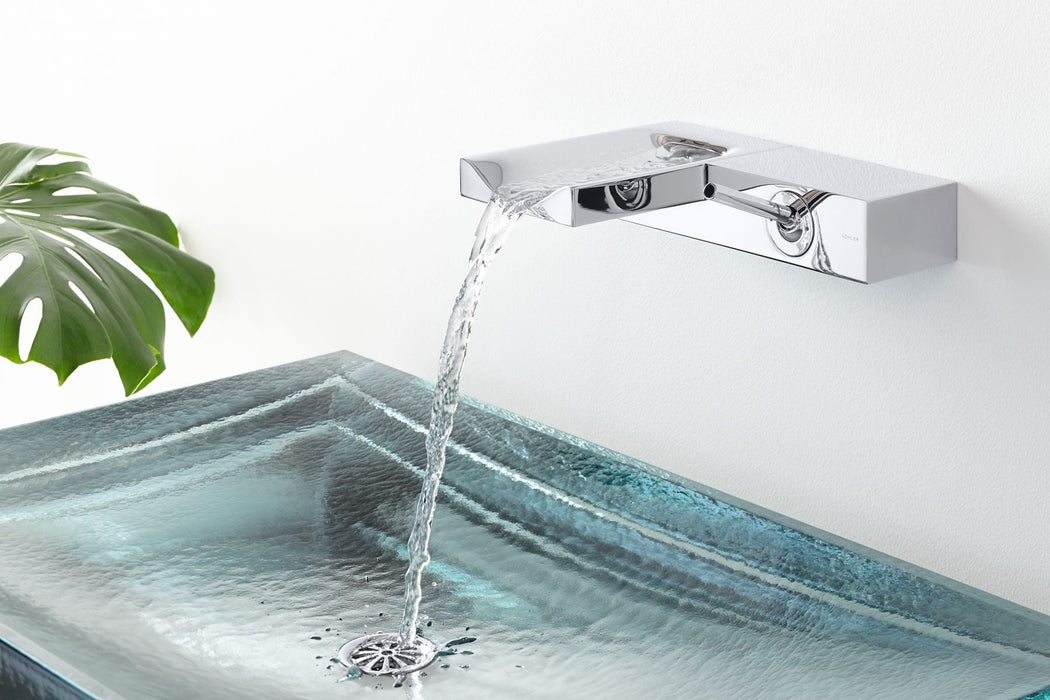KOHLER K-2369-CG Antilia 28-3/4" rectangular vessel bathroom sink, no overflow, ice - view 3