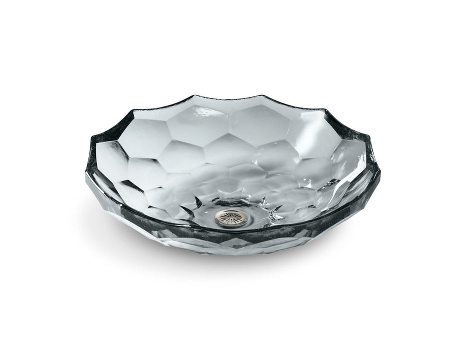 KOHLER K-2373 Briolette 17-1/2" round vessel bathroom sink, no overflow, ice