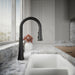 KOHLER K-23766 Tone Touchless pull-down kitchen sink faucet with three-function sprayhead, matte black - view 2