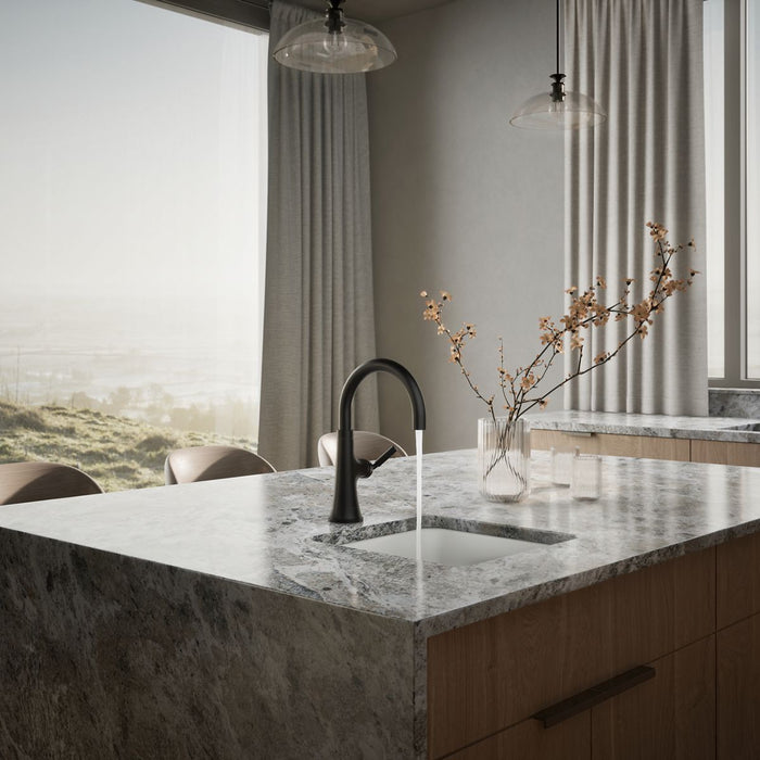 KOHLER K-23767 Tone Single-handle bar sink faucet, matte black - view 3