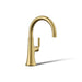 KOHLER K-23767 Tone Single-handle bar sink faucet, vibrant brushed moderne brass - view 4