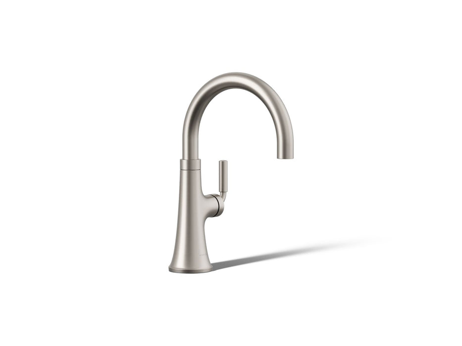 KOHLER K-23767 Tone Single-handle bar sink faucet, vibrant stainless