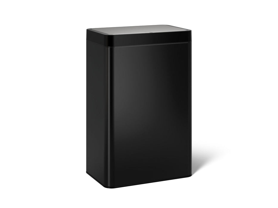 KOHLER K-23825 13-gallon touchless stainless steel trash can, black stainless