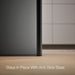 KOHLER K-23825 13-gallon touchless stainless steel trash can, black stainless - view 4