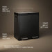 KOHLER K-23828 21.7-gallon stainless steel dual-bin step trash can, black stainless - view 4