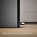 KOHLER K-23828 21.7-gallon stainless steel dual-bin step trash can, black stainless - view 5