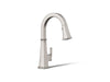 KOHLER K-23830 Riff Pull-down kitchen sink faucet with three-function sprayhead, vibrant stainless