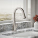 KOHLER K-23832 Riff Touchless pull-down kitchen sink faucet with three-function sprayhead, vibrant stainless - view 3