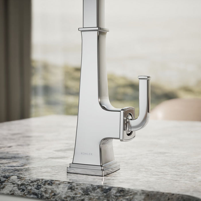 KOHLER K-23833 Riff Single-handle bar sink faucet, polished chrome - view 5