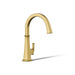 KOHLER K-23833 Riff Single-handle bar sink faucet, vibrant brushed moderne brass - view 4