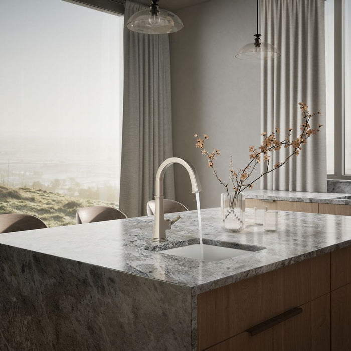 KOHLER K-23833 Riff Single-handle bar sink faucet, vibrant stainless - view 3