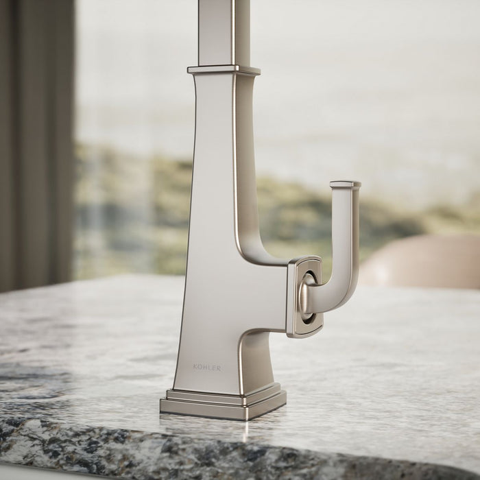 KOHLER K-23833 Riff Single-handle bar sink faucet, vibrant stainless - view 5