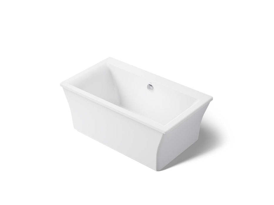 KOHLER K-24011 Stargaze 60-1/4" x 34-1/4" freestanding bath with fluted shroud