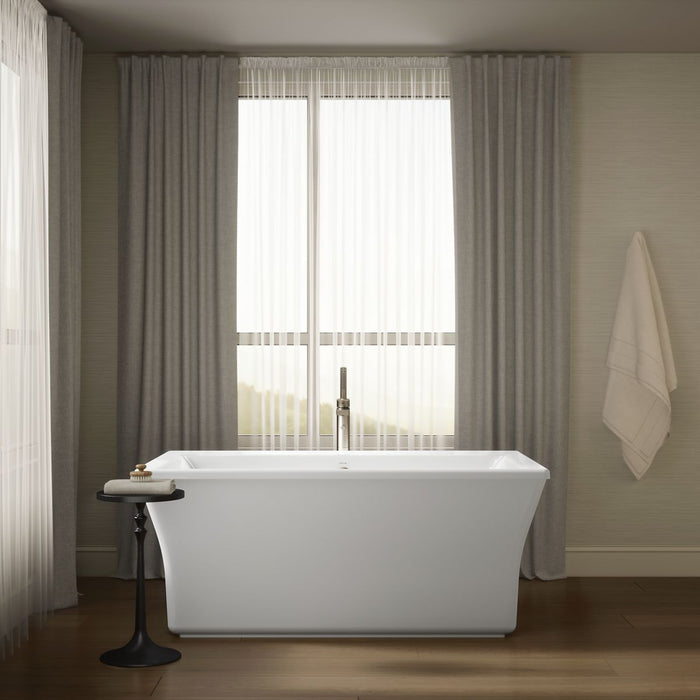 KOHLER K-24011 Stargaze 60-1/4" x 34-1/4" freestanding bath with fluted shroud