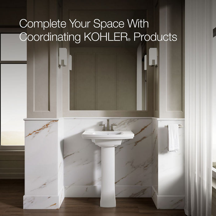 KOHLER K-24052-0 K-24052 Kelston Pedestal Sink Base, white - view 4