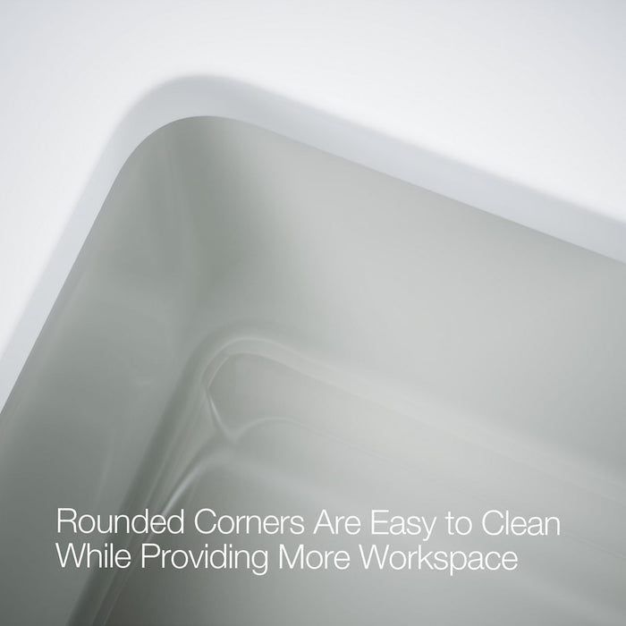 KOHLER K-24268 Ironridge 34" undermount single-bowl farmhouse kitchen sink