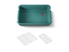 KOHLER K-24268 Ironridge 34" undermount single-bowl farmhouse kitchen sink, teal