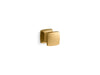 KOHLER K-24433 Riff Cabinet knob, vibrant brushed moderne brass