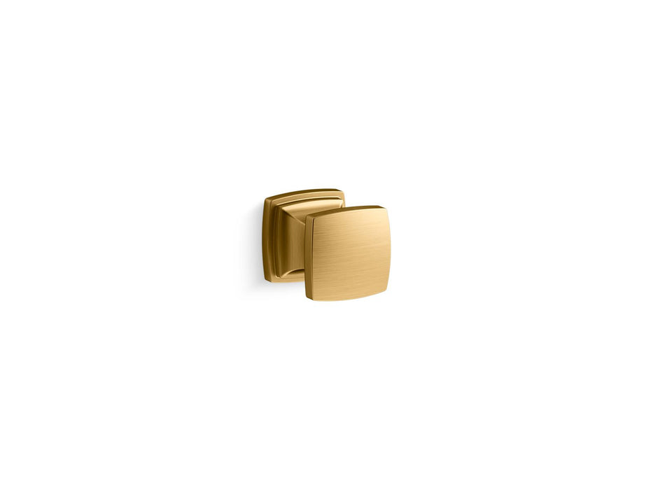 KOHLER K-24433 Riff Cabinet knob, vibrant brushed moderne brass