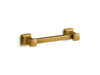 KOHLER K-24435 Riff 5" cabinet pull, vibrant brushed moderne brass