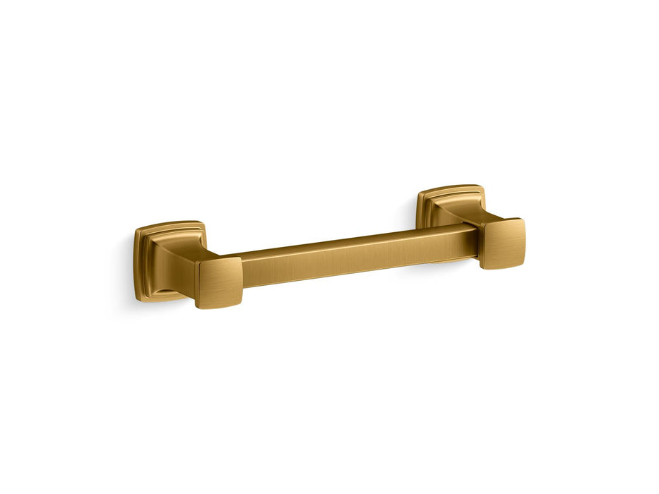KOHLER K-24435 Riff 5" cabinet pull, vibrant brushed moderne brass