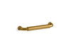 KOHLER K-24439 Tone 5" cabinet pull, vibrant brushed moderne brass