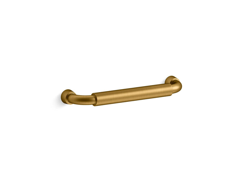 KOHLER K-24439 Tone 5" cabinet pull, vibrant brushed moderne brass