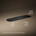 3/4 view of product with dimensions