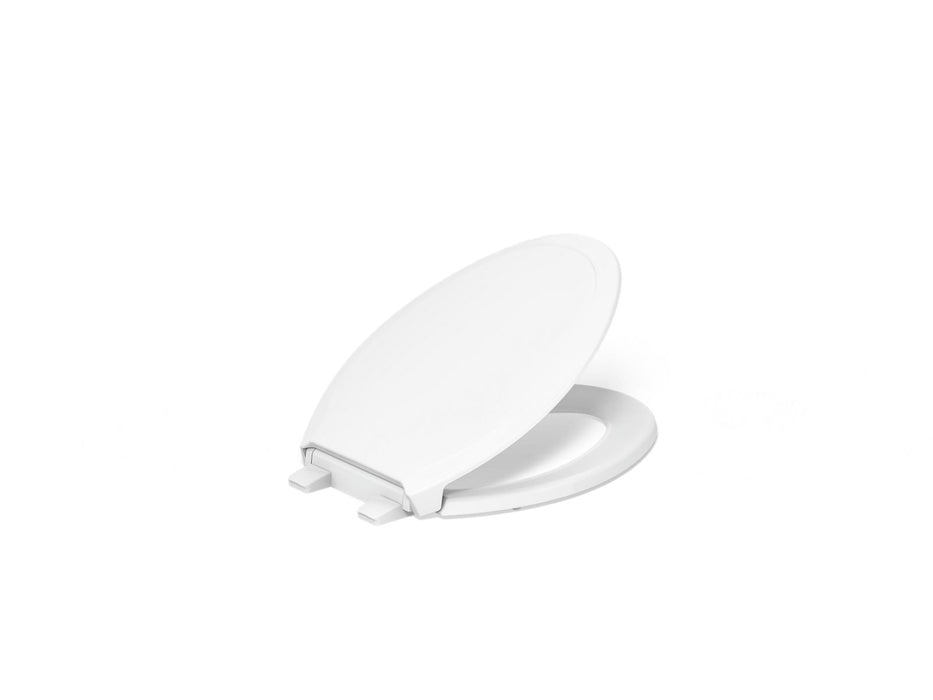 KOHLER K-24764-RL Rutledge Nightlight ReadyLatch Quiet-Close elongated toilet seat