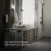KOHLER K-24857-4 Honesty Widespread bathroom sink faucet, 0.5 gpm, matte black - view 4