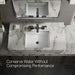 KOHLER K-24857-4 Honesty Widespread bathroom sink faucet, 0.5 gpm, matte black - view 5