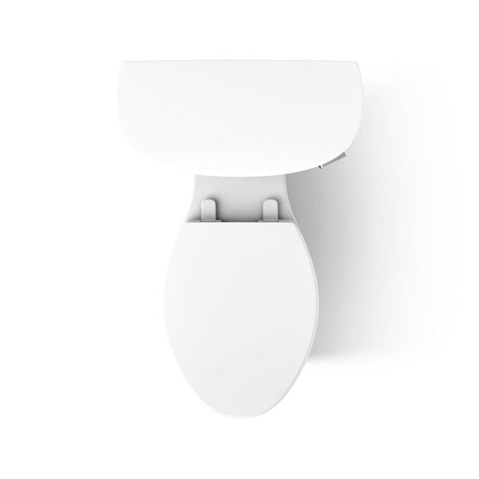 KOHLER K-25077-RA Kingston Two-piece elongated toilet, 1.28 gpf, white - view 5