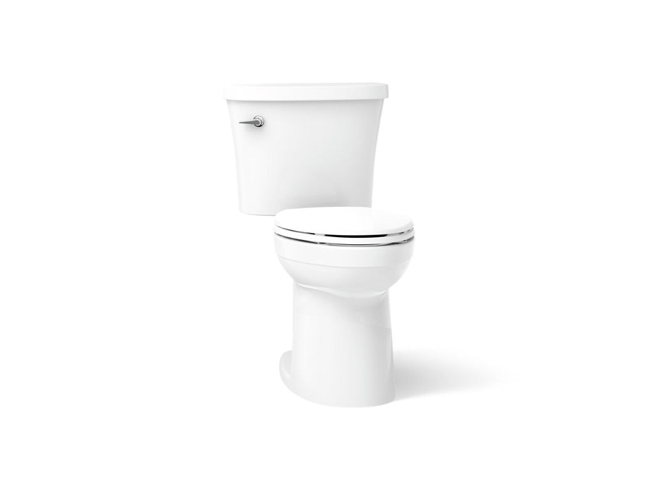 KOHLER K-25077-SS Kingston Two-piece elongated toilet, 1.28 gpf
