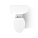 KOHLER K-25077-T Kingston Two-piece elongated toilet, 1.28 gpf, white - view 5