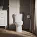 KOHLER K-25087-SS Kingston Two-piece elongated toilet, 1.28 gpf, white - view 4