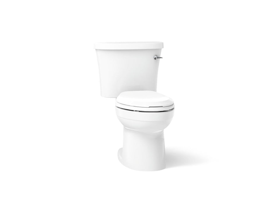 KOHLER K-25087-SSTR Kingston Two-piece elongated toilet, 1.28 gpf