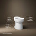 KOHLER K-25096-SS Kingston Round-front toilet bowl, white - view 4