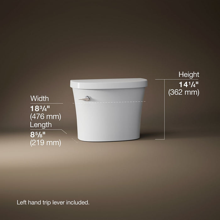 KOHLER K-25100-T Kingston Toilet tank, 1.28 gpf, white - view 3