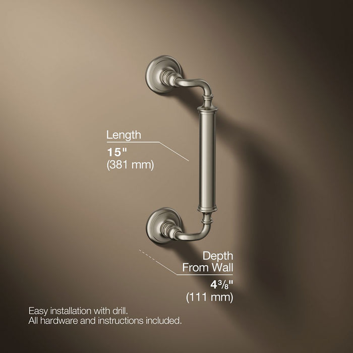 3/4 view of product with dimensions