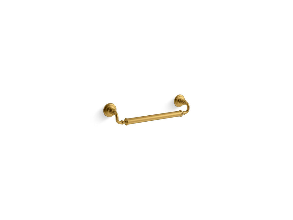 KOHLER K-25155 Artifacts 18" grab bar, vibrant brushed moderne brass
